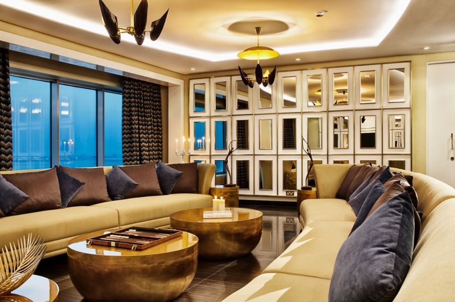 The Domain Bahrain Hotel And Spa - Adults Friendly 16 Years Plus Manama Exterior foto The living room of a 3-bedroom apartment